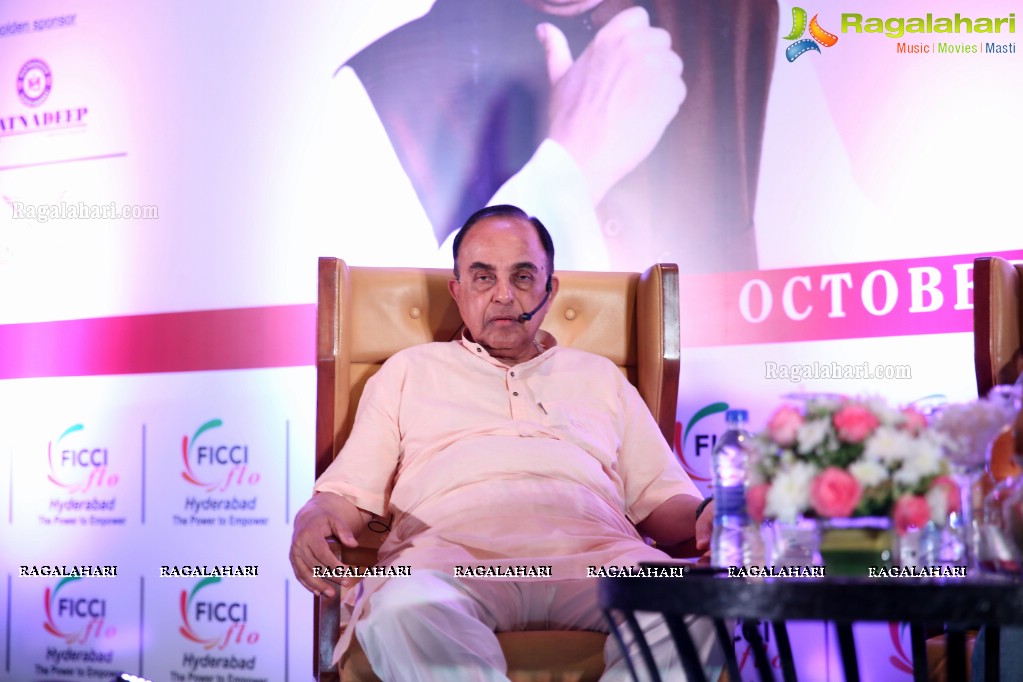 FICCI FLO Interactive Session with Dr. Subramanian Swamy at Park Hyatt, Hyderabad