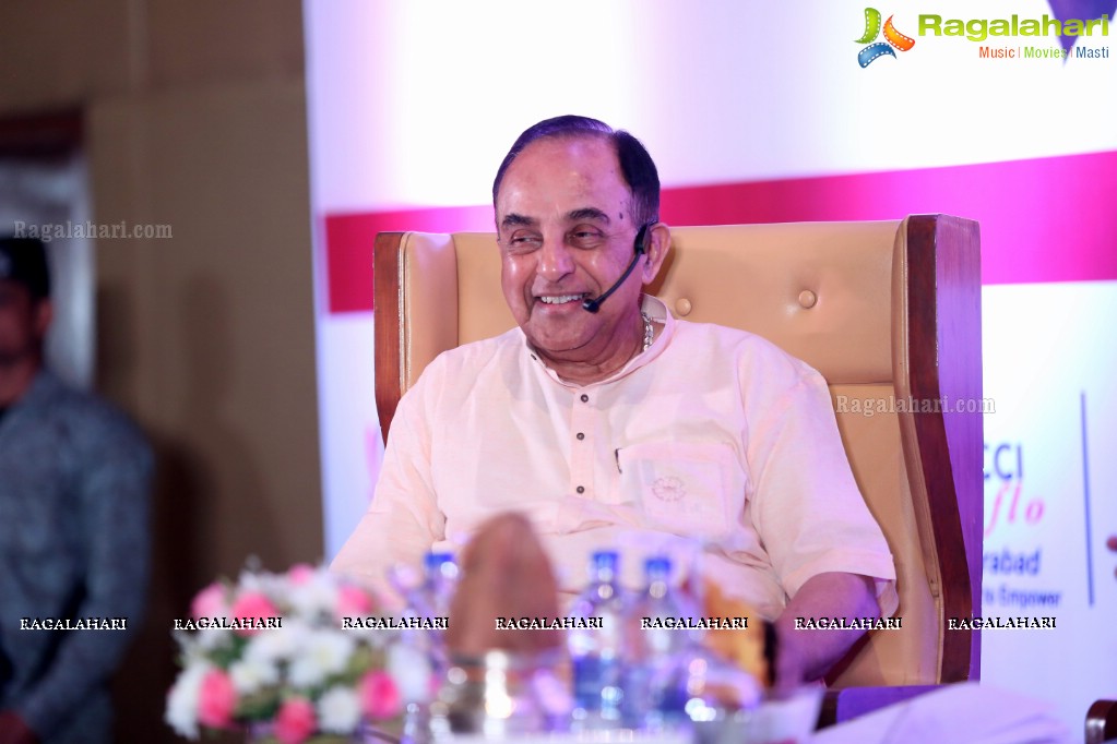FICCI FLO Interactive Session with Dr. Subramanian Swamy at Park Hyatt, Hyderabad