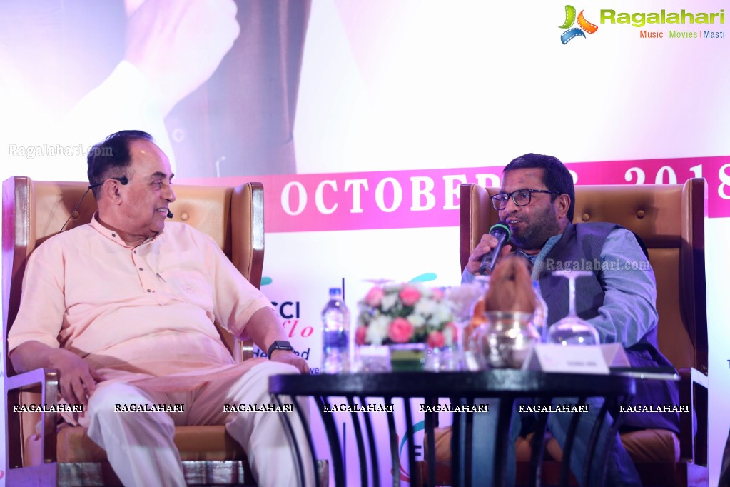 FICCI FLO Interactive Session with Dr. Subramanian Swamy at Park Hyatt, Hyderabad