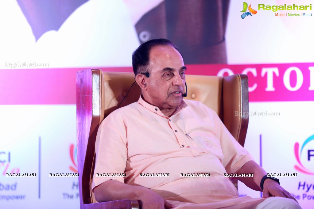 FICCI FLO Interactive Session with Dr. Subramanian Swamy at Park Hyatt, Hyderabad