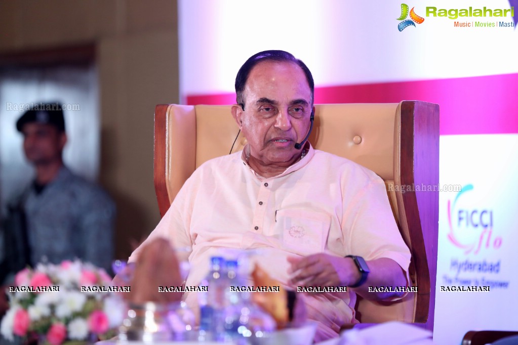 FICCI FLO Interactive Session with Dr. Subramanian Swamy at Park Hyatt, Hyderabad