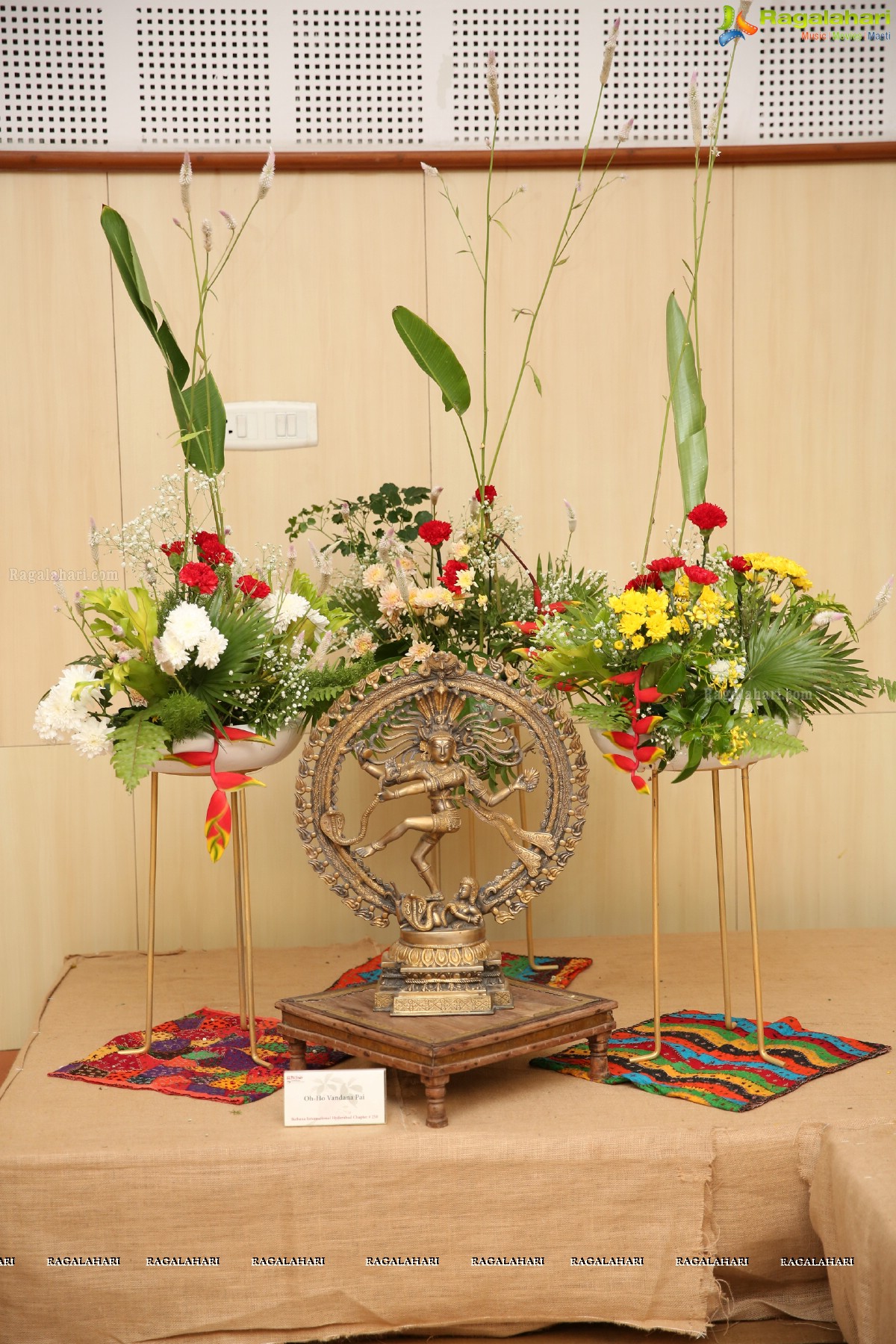 Bathukamma-Song of Flowers 2018 - International Ikebana Festival at Shilpakala Vedika (Day 1)