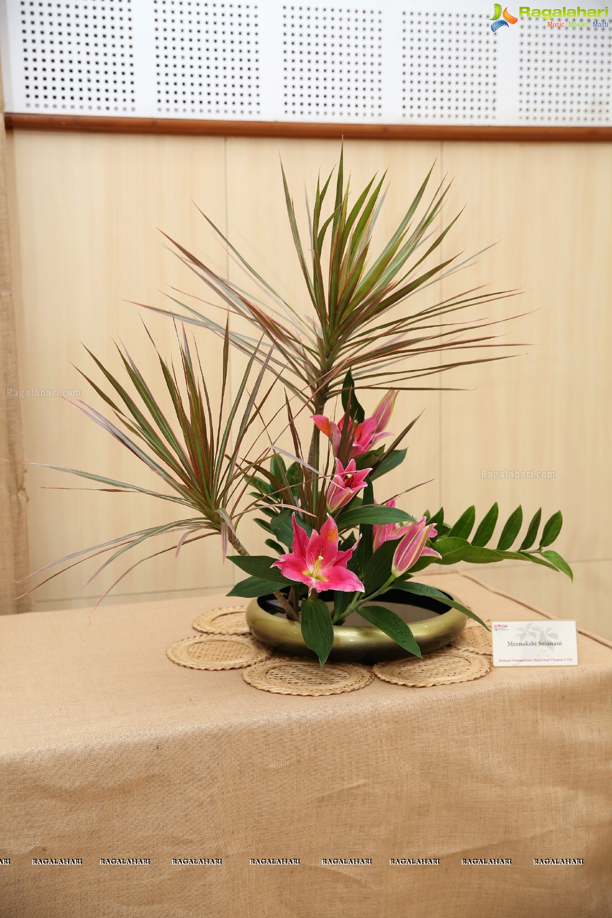 Bathukamma-Song of Flowers 2018 - International Ikebana Festival at Shilpakala Vedika (Day 1)