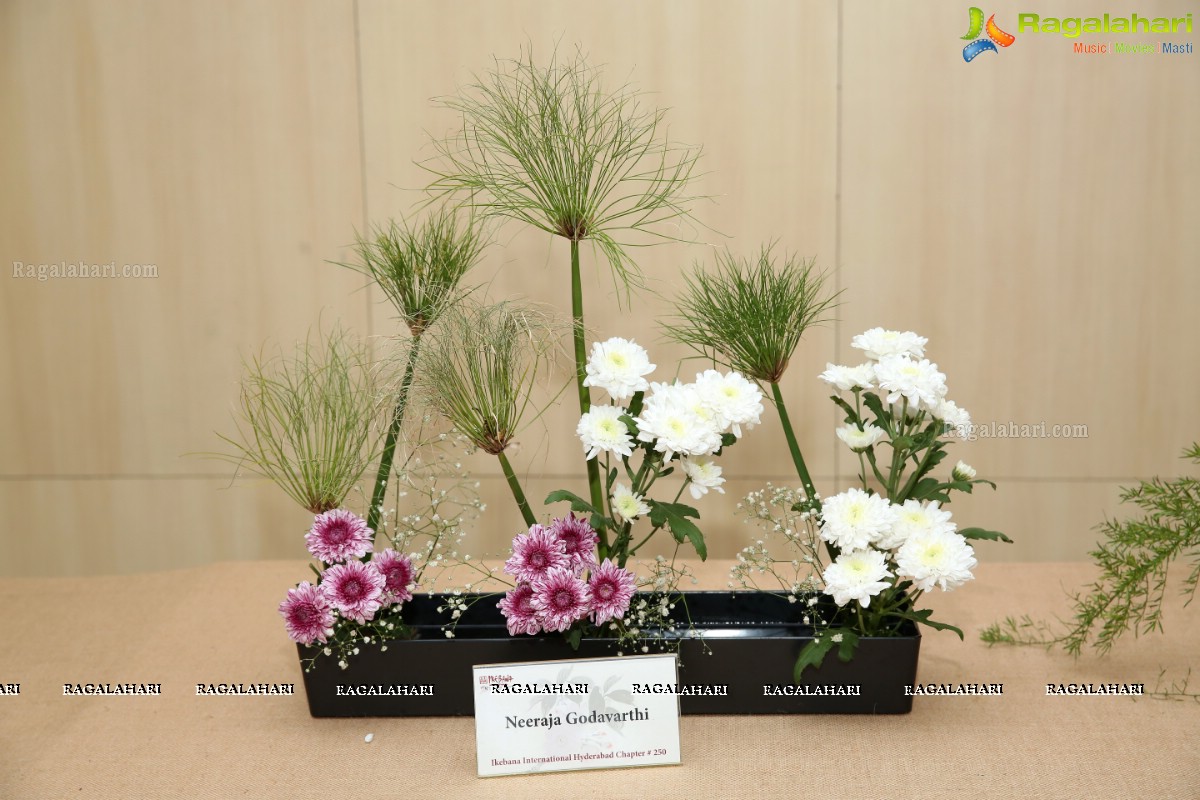 Bathukamma-Song of Flowers 2018 - International Ikebana Festival at Shilpakala Vedika (Day 1)