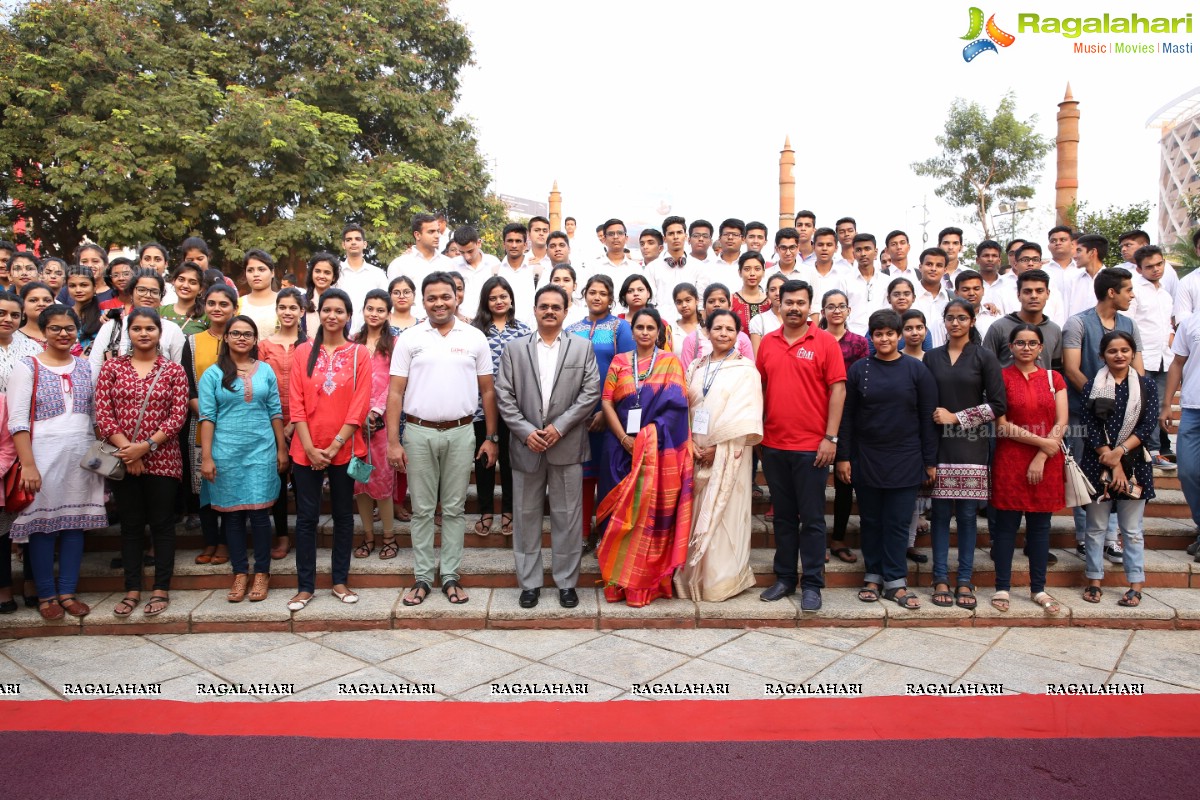 Bathukamma-Song of Flowers 2018 - International Ikebana Festival at Shilpakala Vedika (Day 1)