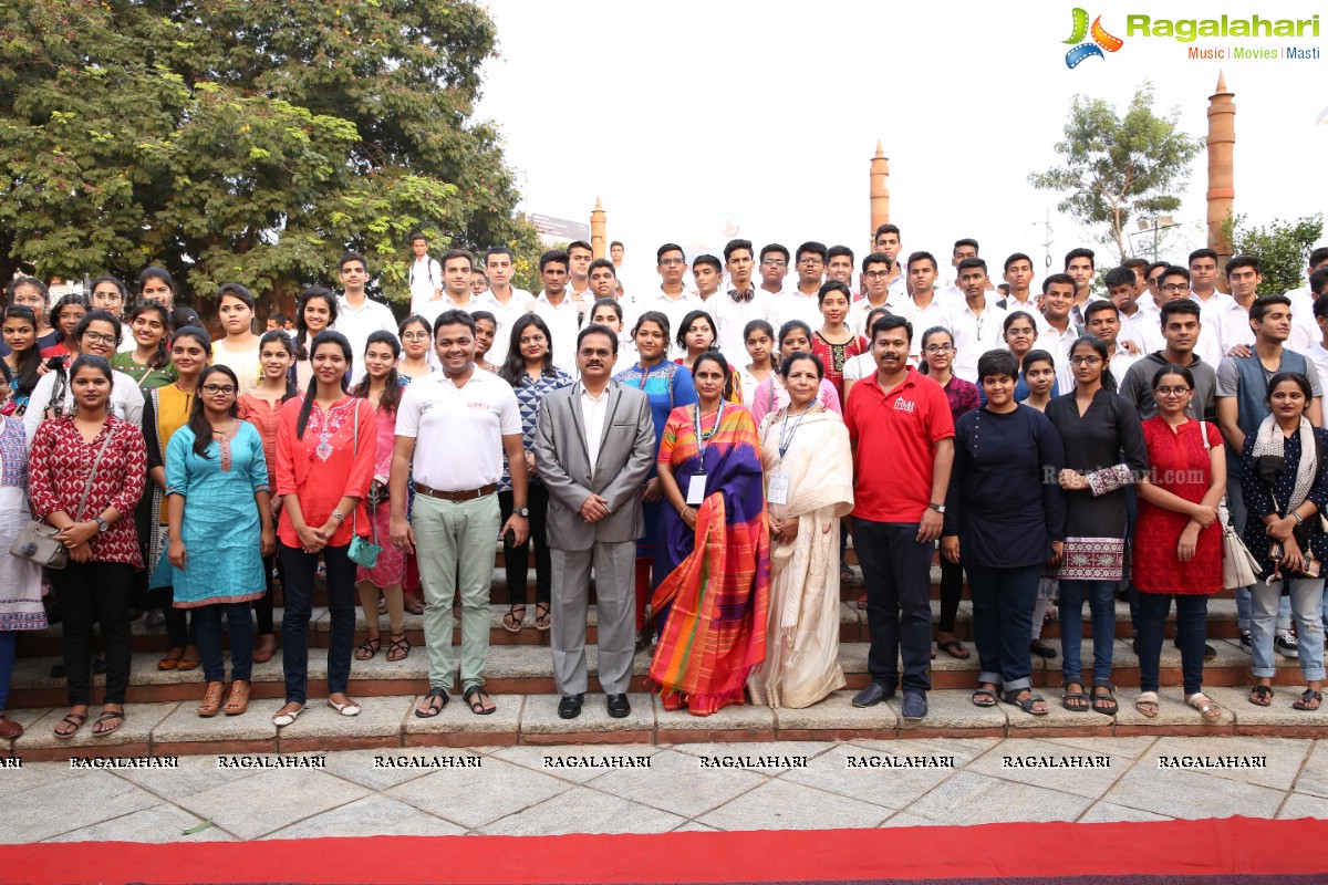 Bathukamma-Song of Flowers 2018 - International Ikebana Festival at Shilpakala Vedika (Day 1)