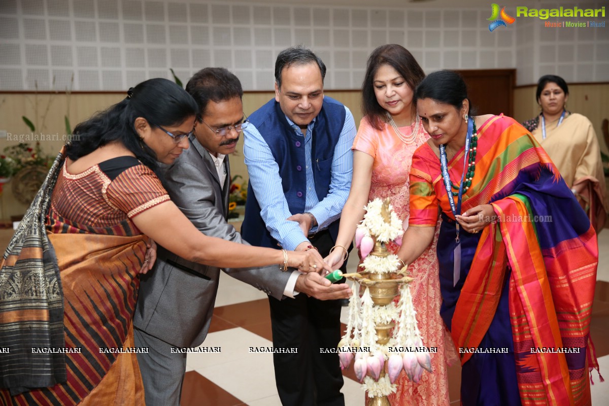 Bathukamma-Song of Flowers 2018 - International Ikebana Festival at Shilpakala Vedika (Day 1)