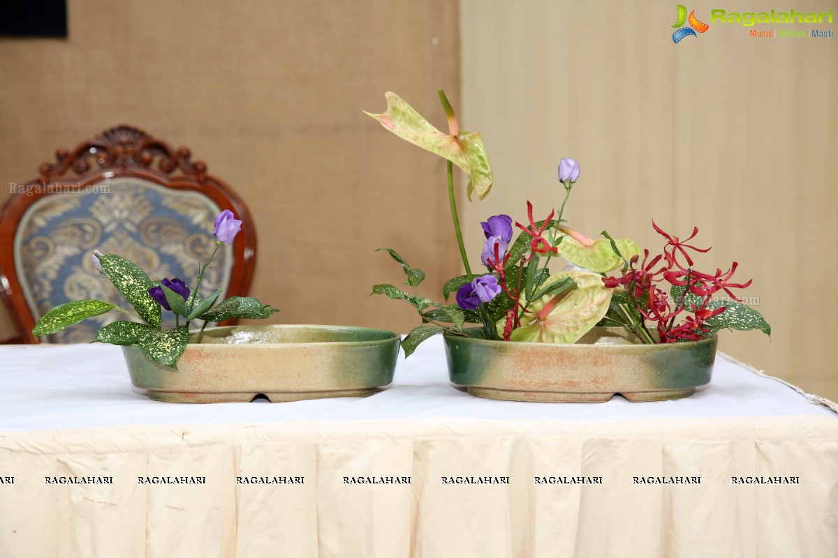 Bathukamma-Song of Flowers 2018 - International Ikebana Festival at Shilpakala Vedika (Day 1)