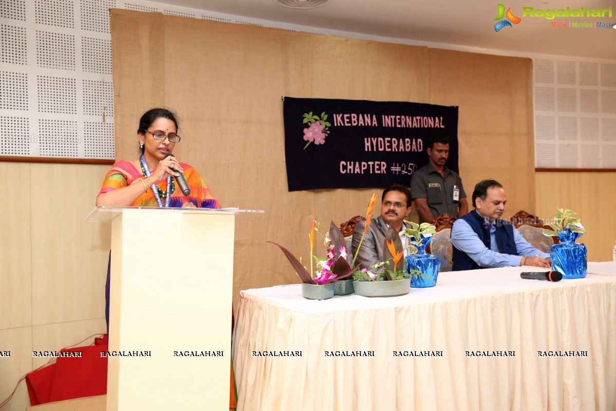 Bathukamma-Song of Flowers 2018 - International Ikebana Festival at Shilpakala Vedika (Day 1)