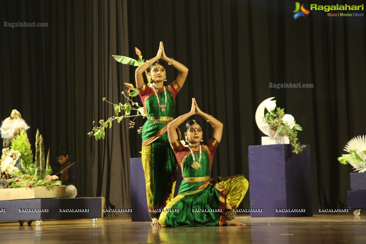 Ikebana International Hyderabad Chapter #250 Organises Ikebana Demonstration by Ho-Ren Sharda Reddy at Shilpakala Vadika