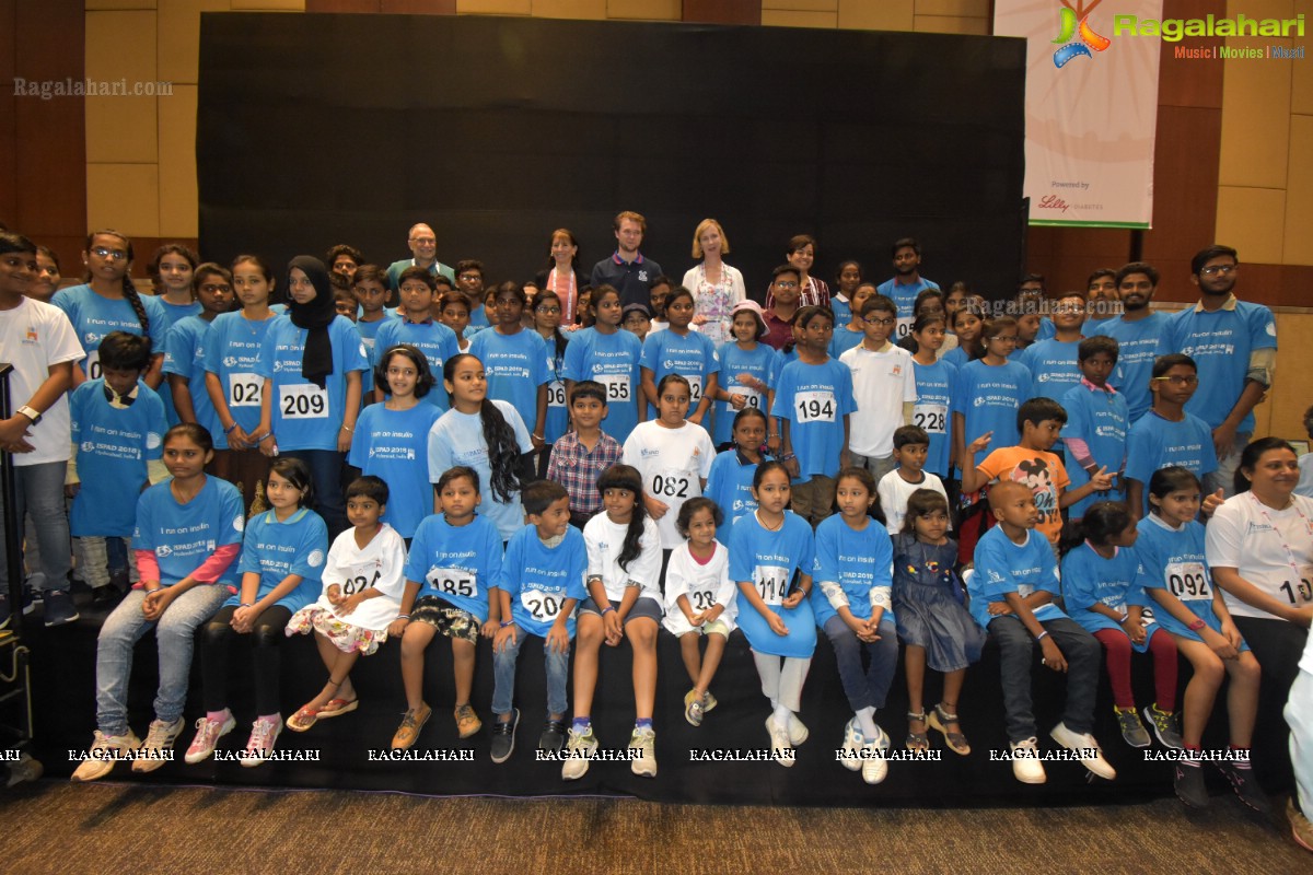 Charity Run/Press Conference by International Society for Pediatric and Adolescent Diabetes (ISPAD)