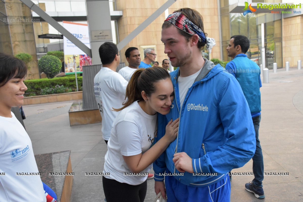 Charity Run/Press Conference by International Society for Pediatric and Adolescent Diabetes (ISPAD)