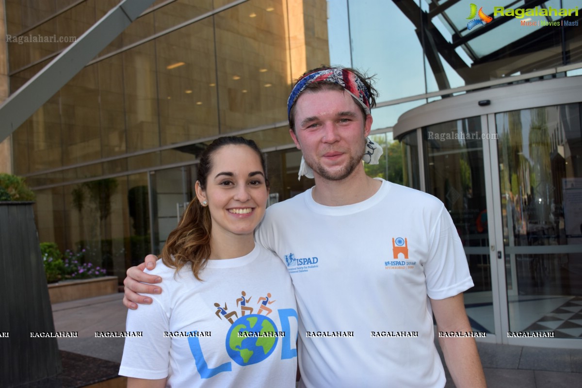 Charity Run/Press Conference by International Society for Pediatric and Adolescent Diabetes (ISPAD)