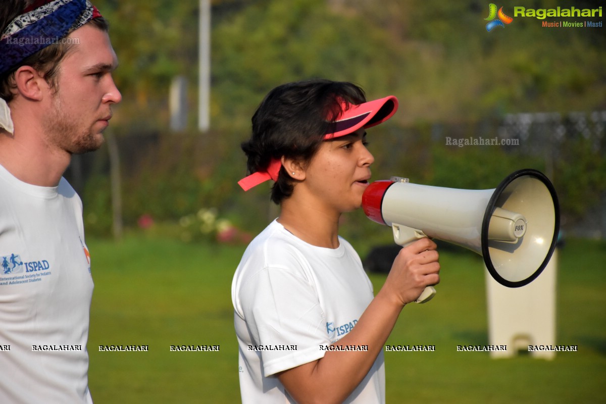 Charity Run/Press Conference by International Society for Pediatric and Adolescent Diabetes (ISPAD)