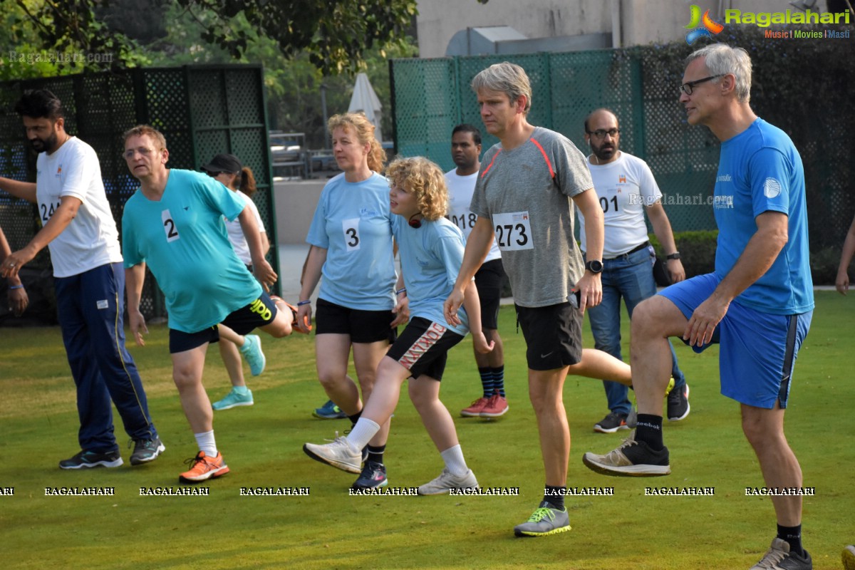 Charity Run/Press Conference by International Society for Pediatric and Adolescent Diabetes (ISPAD)