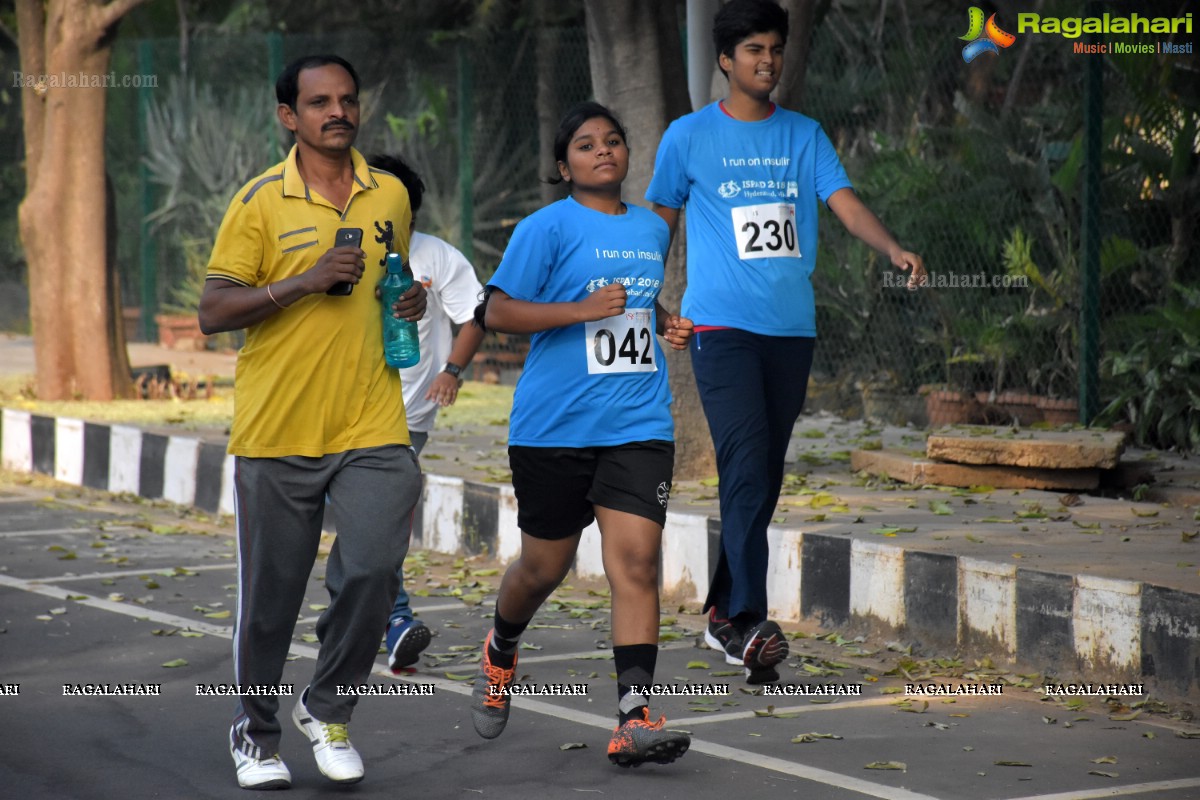 Charity Run/Press Conference by International Society for Pediatric and Adolescent Diabetes (ISPAD)