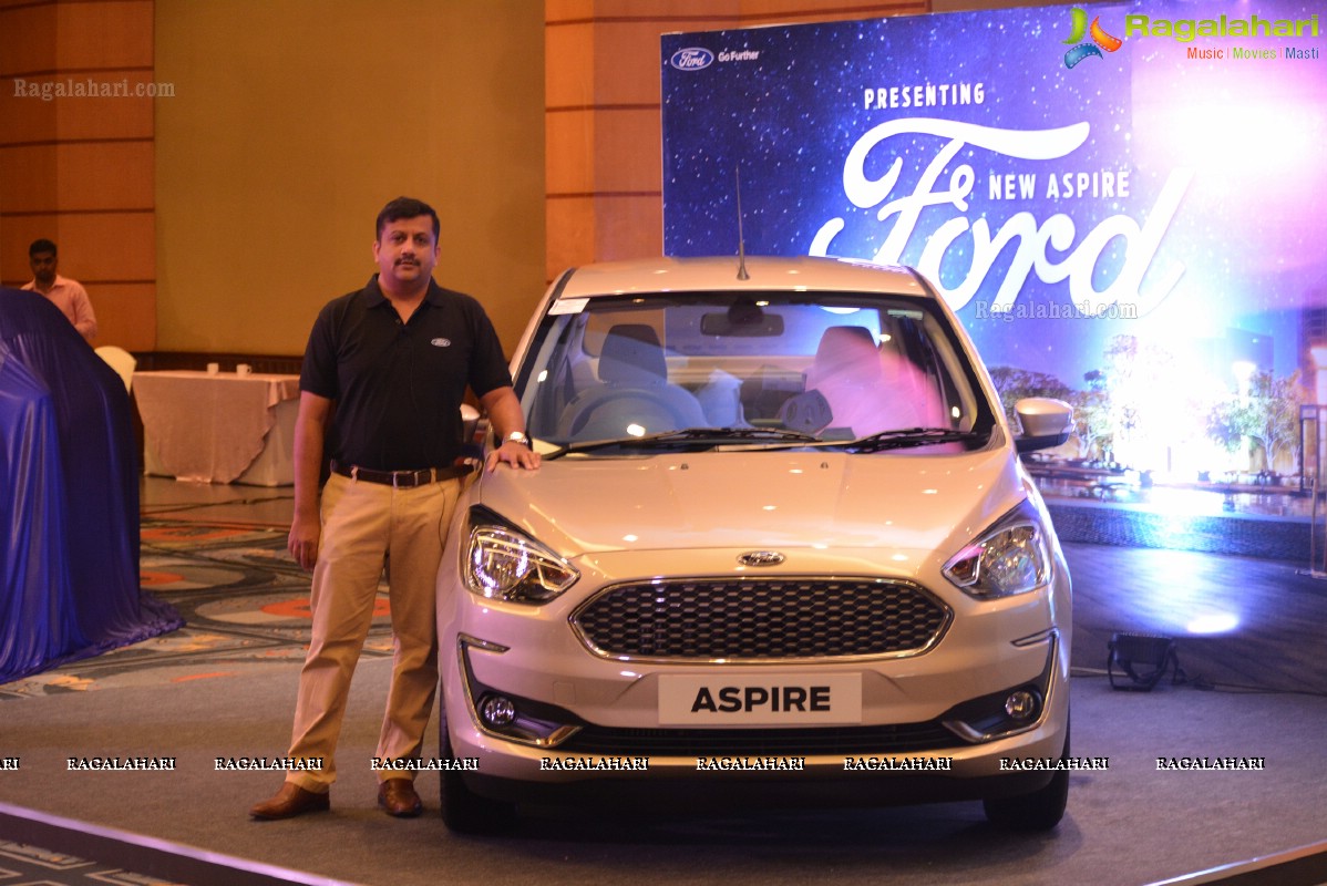 Ford India Introduces Its Compact Sedan - New Ford Aspire in Hyderabad