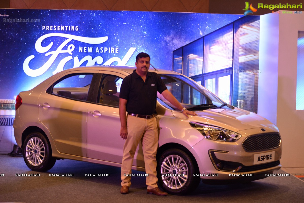 Ford India Introduces Its Compact Sedan - New Ford Aspire in Hyderabad