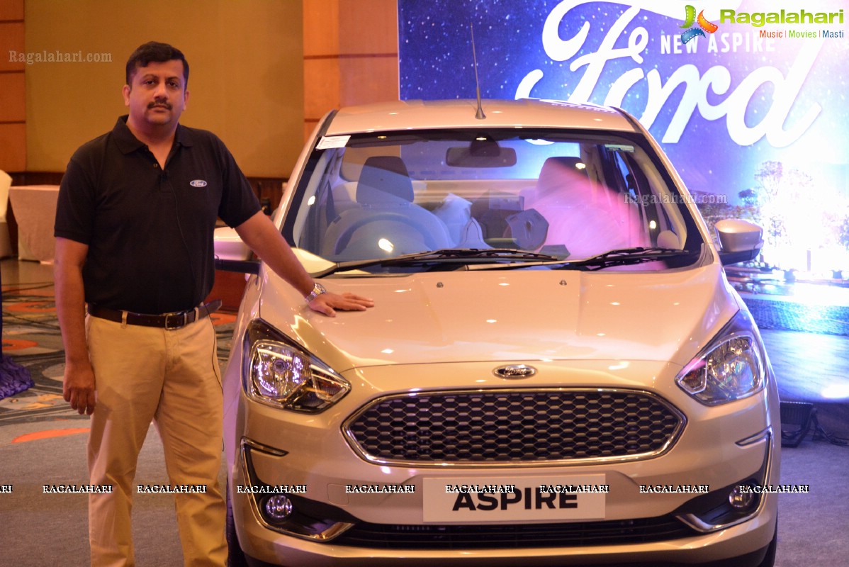 Ford India Introduces Its Compact Sedan - New Ford Aspire in Hyderabad