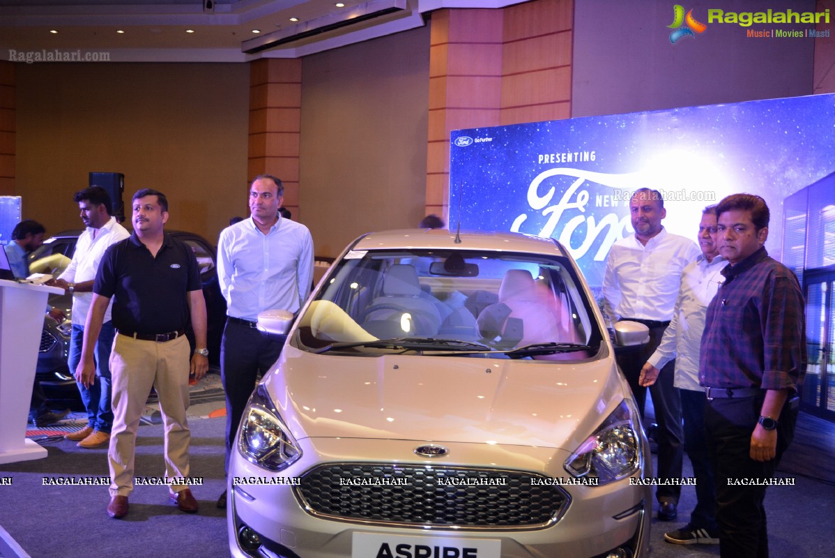 Ford India Introduces Its Compact Sedan - New Ford Aspire in Hyderabad
