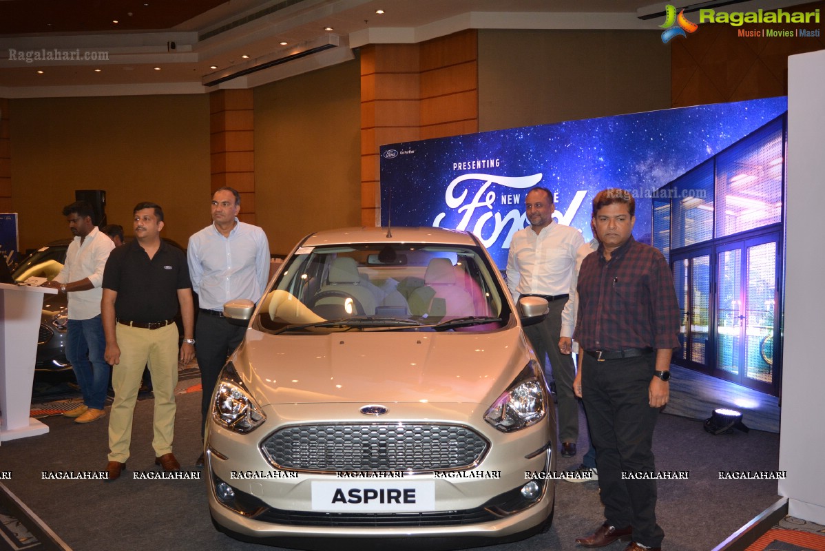 Ford India Introduces Its Compact Sedan - New Ford Aspire in Hyderabad