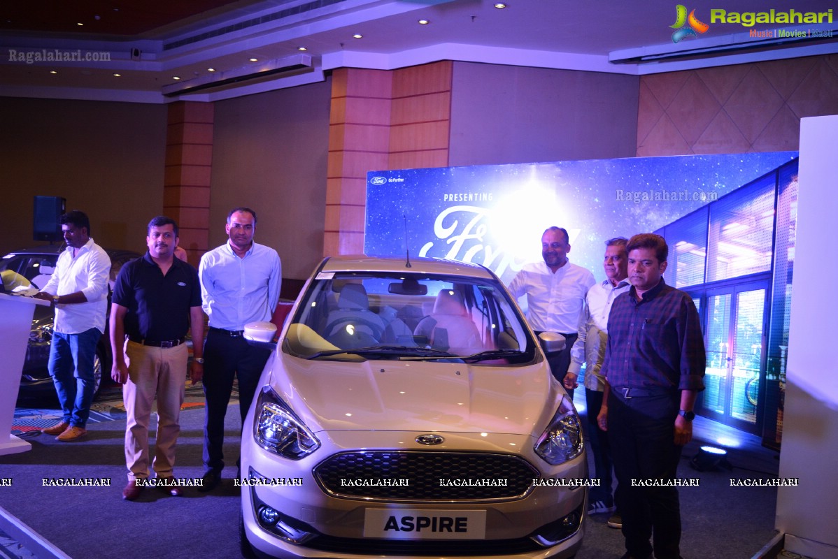 Ford India Introduces Its Compact Sedan - New Ford Aspire in Hyderabad