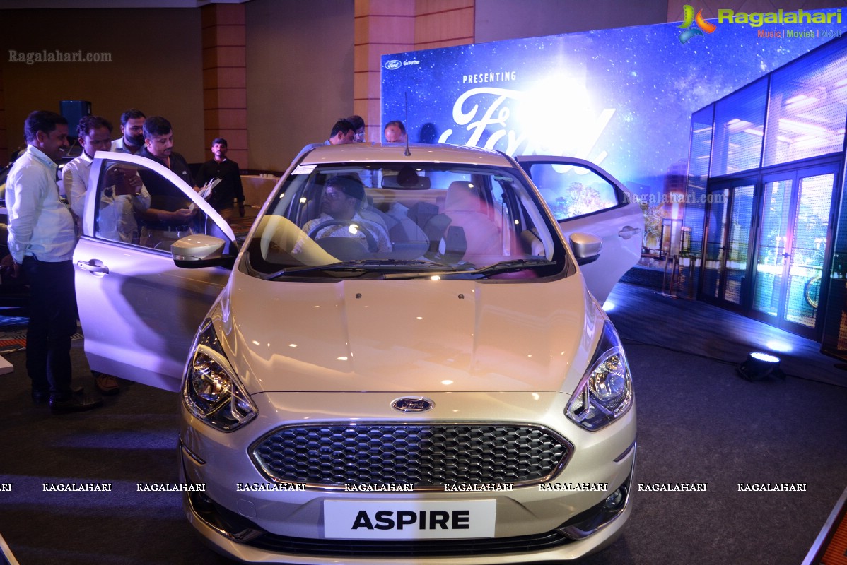 Ford India Introduces Its Compact Sedan - New Ford Aspire in Hyderabad