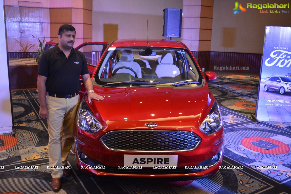 Ford India Introduces Its Compact Sedan - New Ford Aspire in Hyderabad