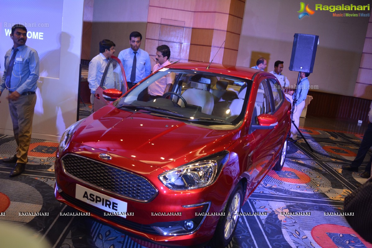 Ford India Introduces Its Compact Sedan - New Ford Aspire in Hyderabad