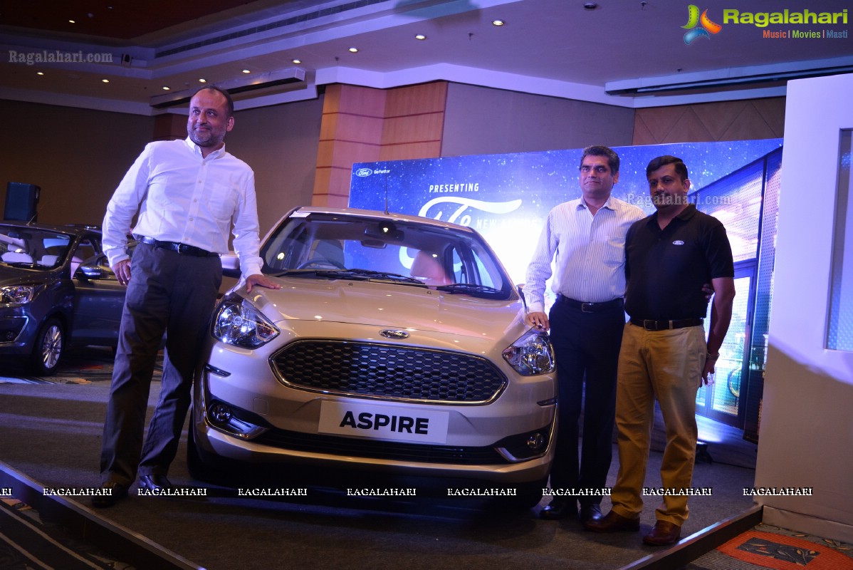 Ford India Introduces Its Compact Sedan - New Ford Aspire in Hyderabad