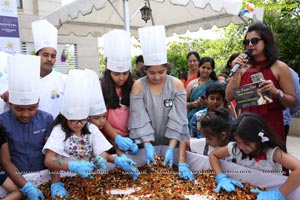 Novotel Hyderabad Airport's Grape Stomping & Cake Mixing