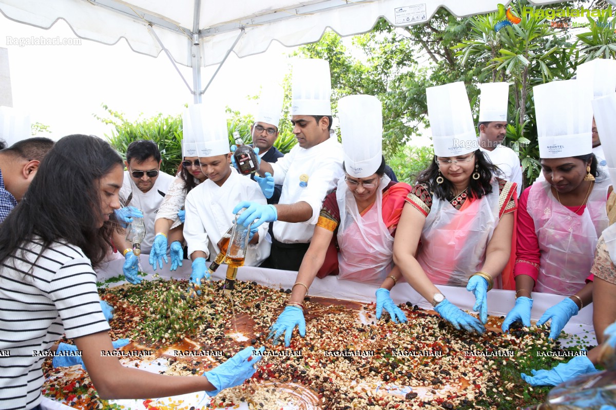 The Grape stomping & Cake Mixing Brunch at Novotel Hyderabad Airport