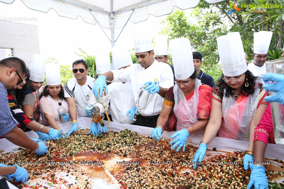 The Grape stomping & Cake Mixing Brunch at Novotel Hyderabad Airport