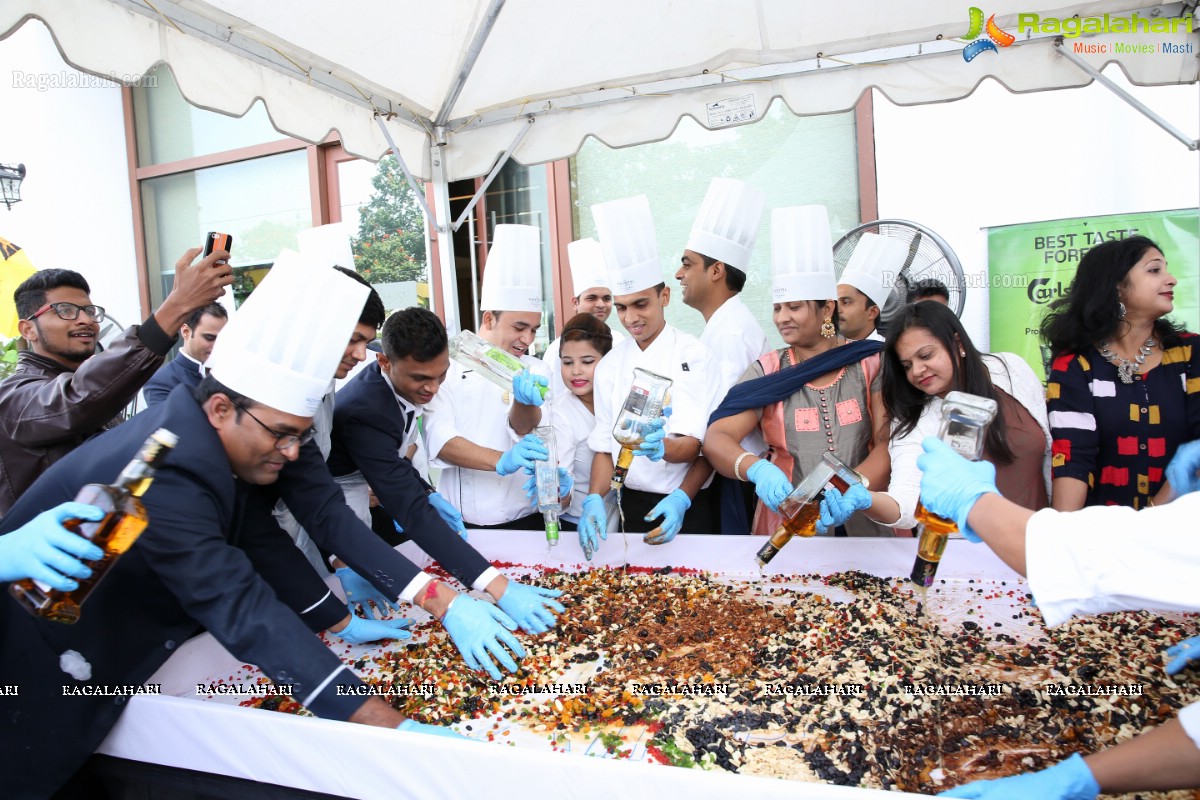 The Grape stomping & Cake Mixing Brunch at Novotel Hyderabad Airport