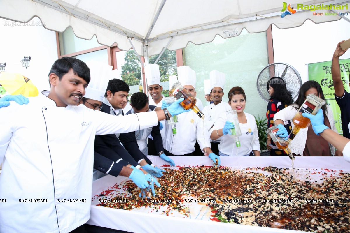 The Grape stomping & Cake Mixing Brunch at Novotel Hyderabad Airport