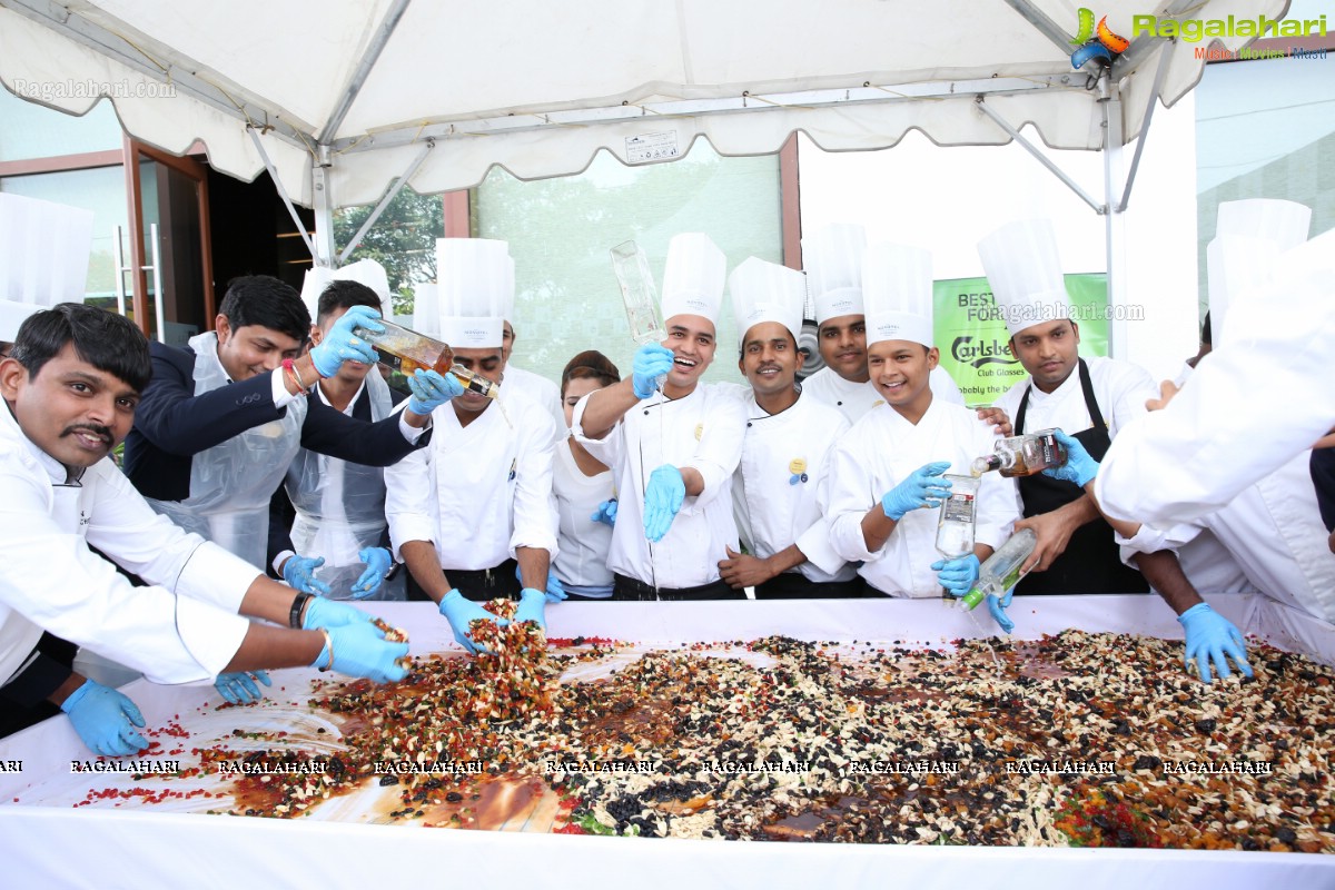 The Grape stomping & Cake Mixing Brunch at Novotel Hyderabad Airport