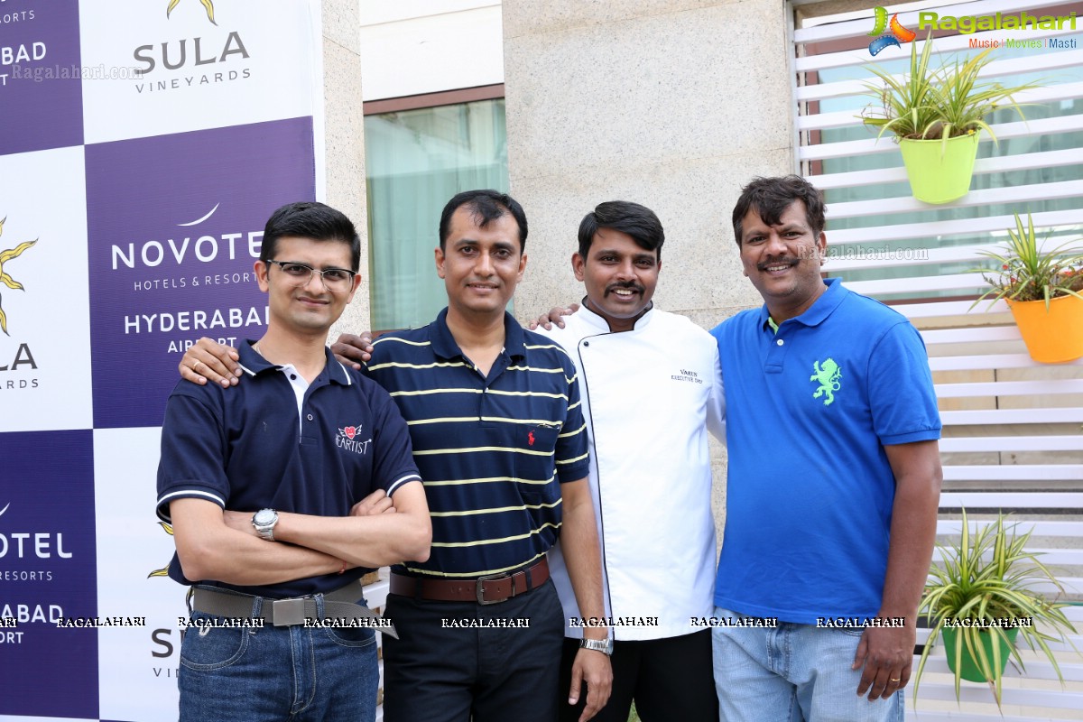 The Grape stomping & Cake Mixing Brunch at Novotel Hyderabad Airport