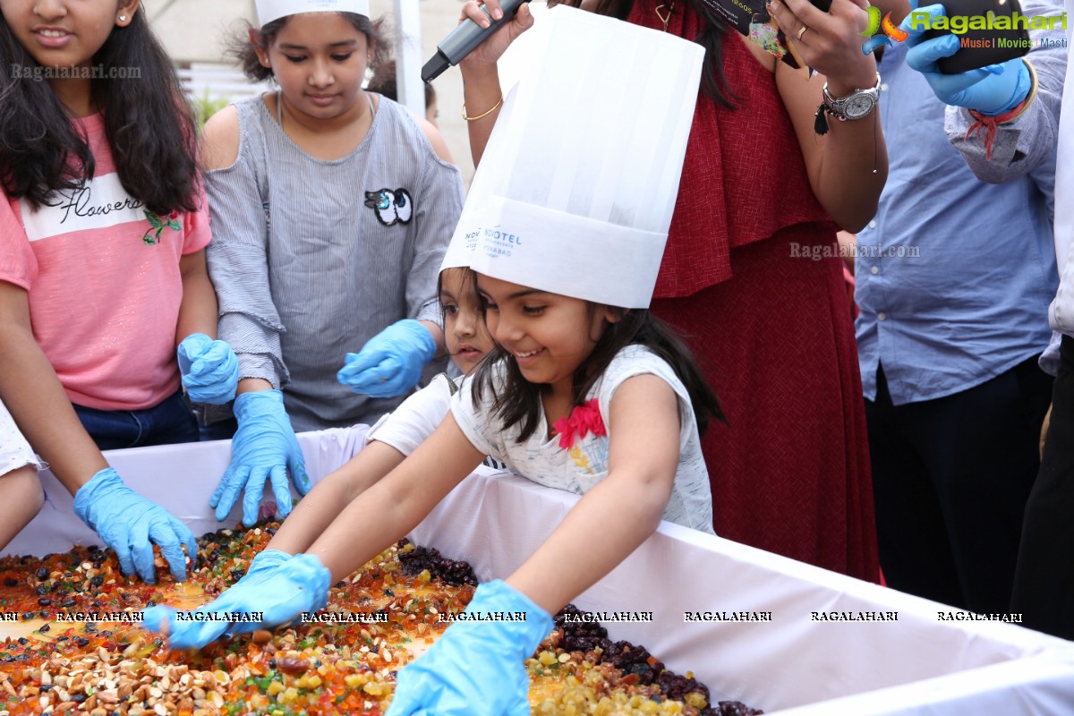 The Grape stomping & Cake Mixing Brunch at Novotel Hyderabad Airport