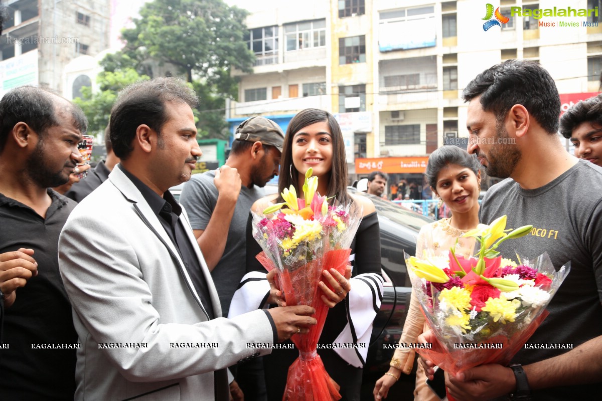 Happi Mobiles Banjara Hills store inaugurated by Rashmika Mandanna