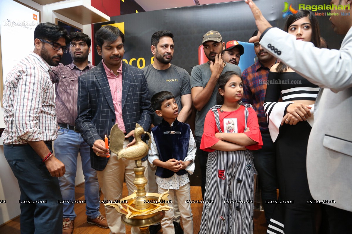 Happi Mobiles Banjara Hills store inaugurated by Rashmika Mandanna