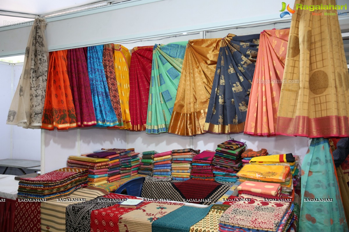 Silk & Cotton Expo ‘100th Exhibition’ Begins at Sri Satya Sai Nigamagamam