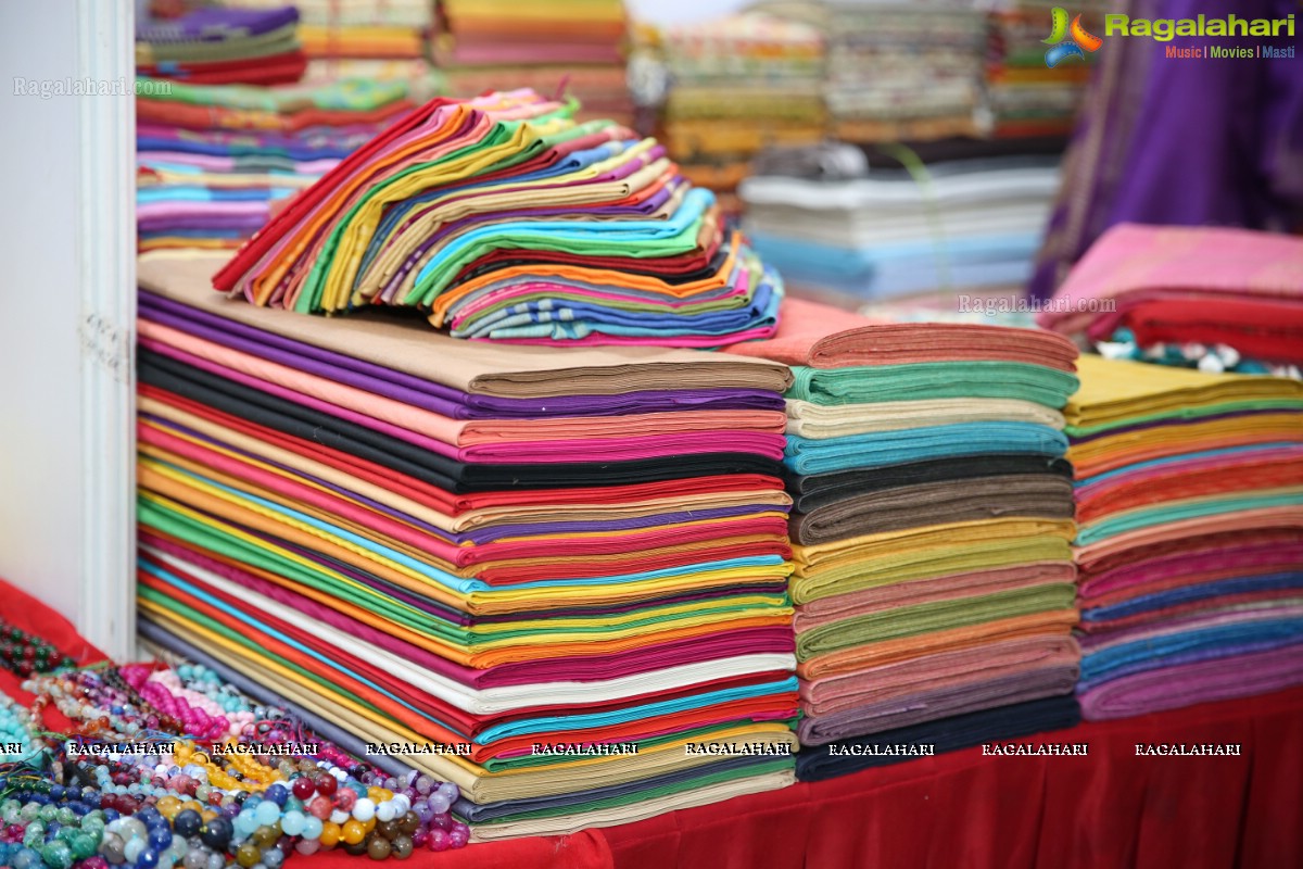 Silk & Cotton Expo ‘100th Exhibition’ Begins at Sri Satya Sai Nigamagamam