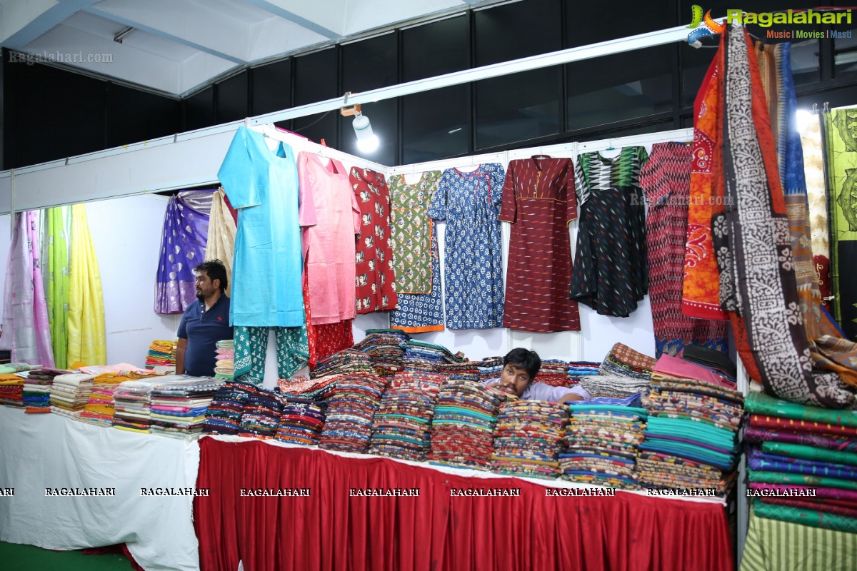 Silk & Cotton Expo ‘100th Exhibition’ Begins at Sri Satya Sai Nigamagamam