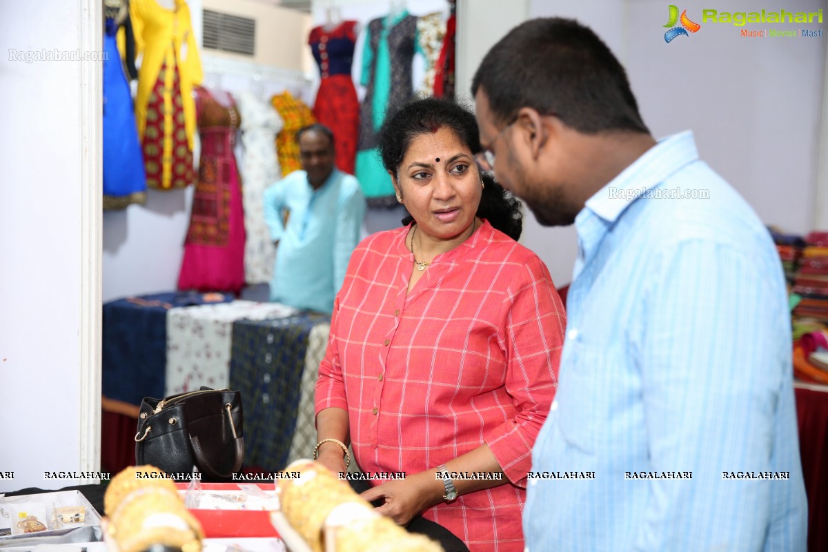 Silk & Cotton Expo ‘100th Exhibition’ Begins at Sri Satya Sai Nigamagamam