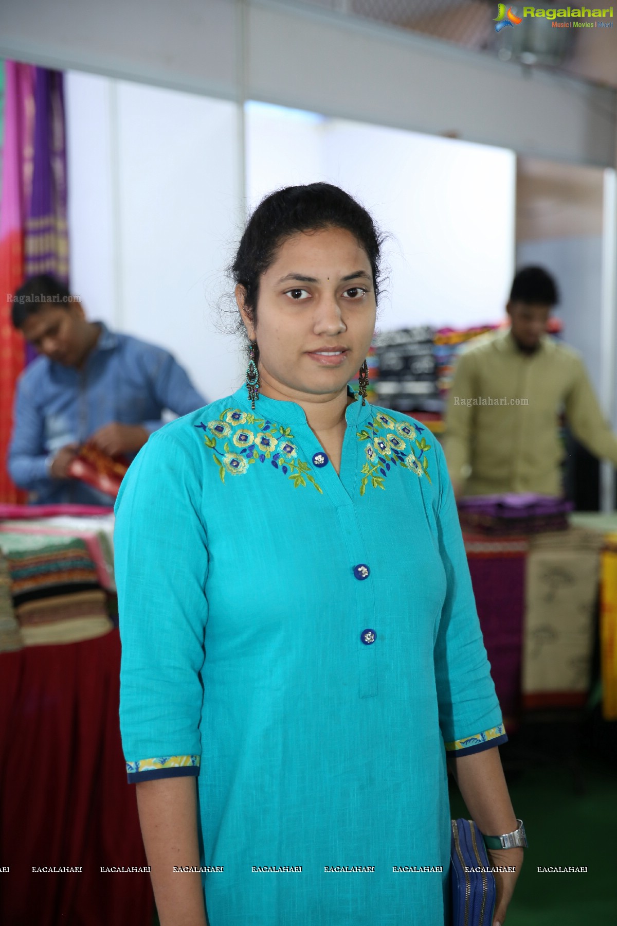 Silk & Cotton Expo ‘100th Exhibition’ Begins at Sri Satya Sai Nigamagamam