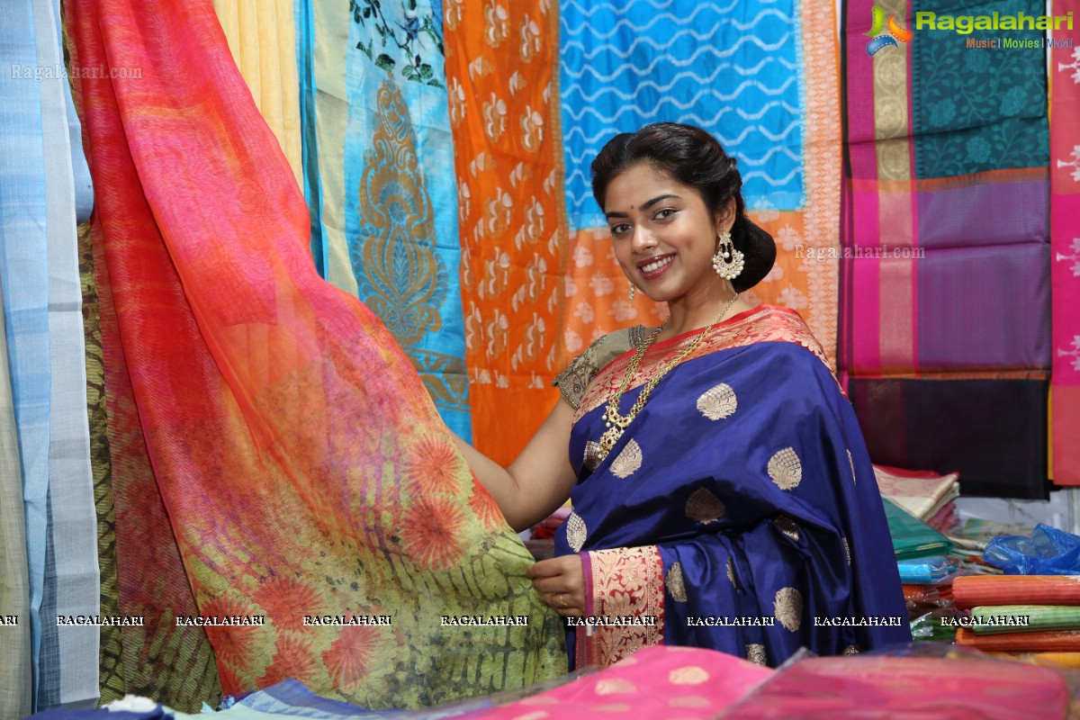 Silk & Cotton Expo ‘100th Exhibition’ Begins at Sri Satya Sai Nigamagamam