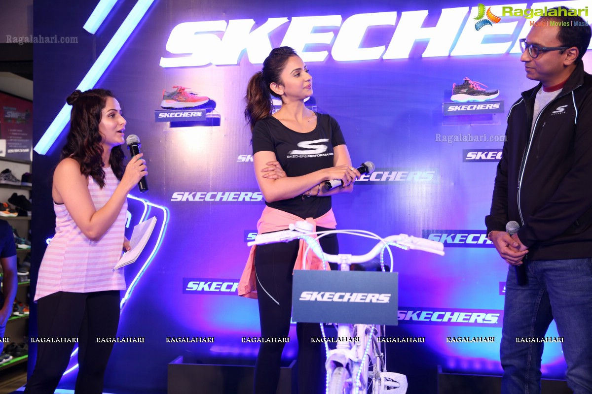 Rakul Preet Singh Meet & Greet at Skechers Jubilee Hills