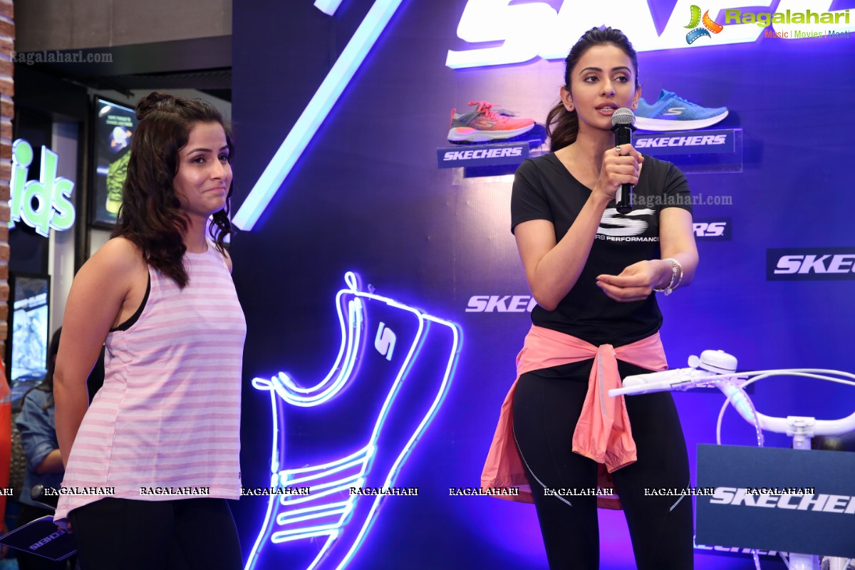 Rakul Preet Singh Meet & Greet at Skechers Jubilee Hills