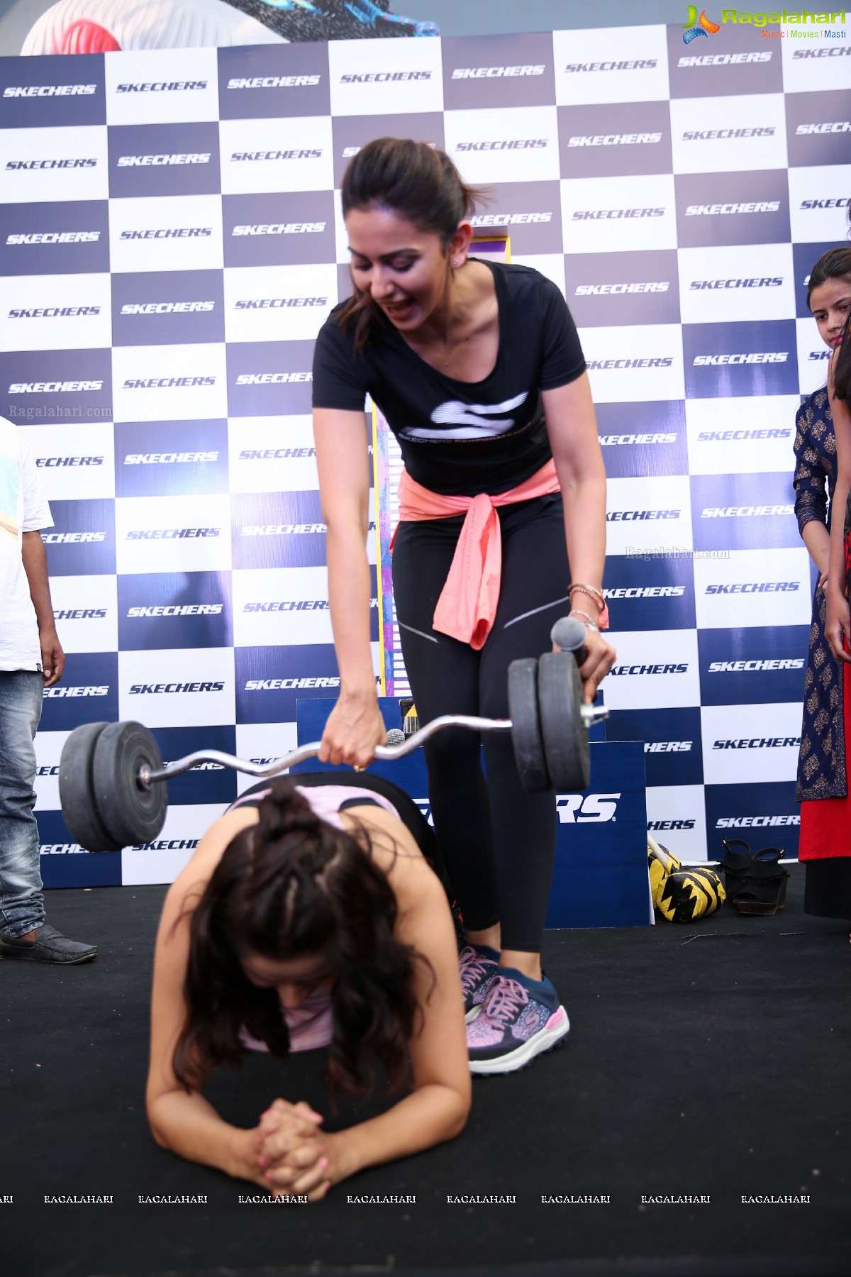 Rakul Preet Singh Meet & Greet at Skechers Jubilee Hills