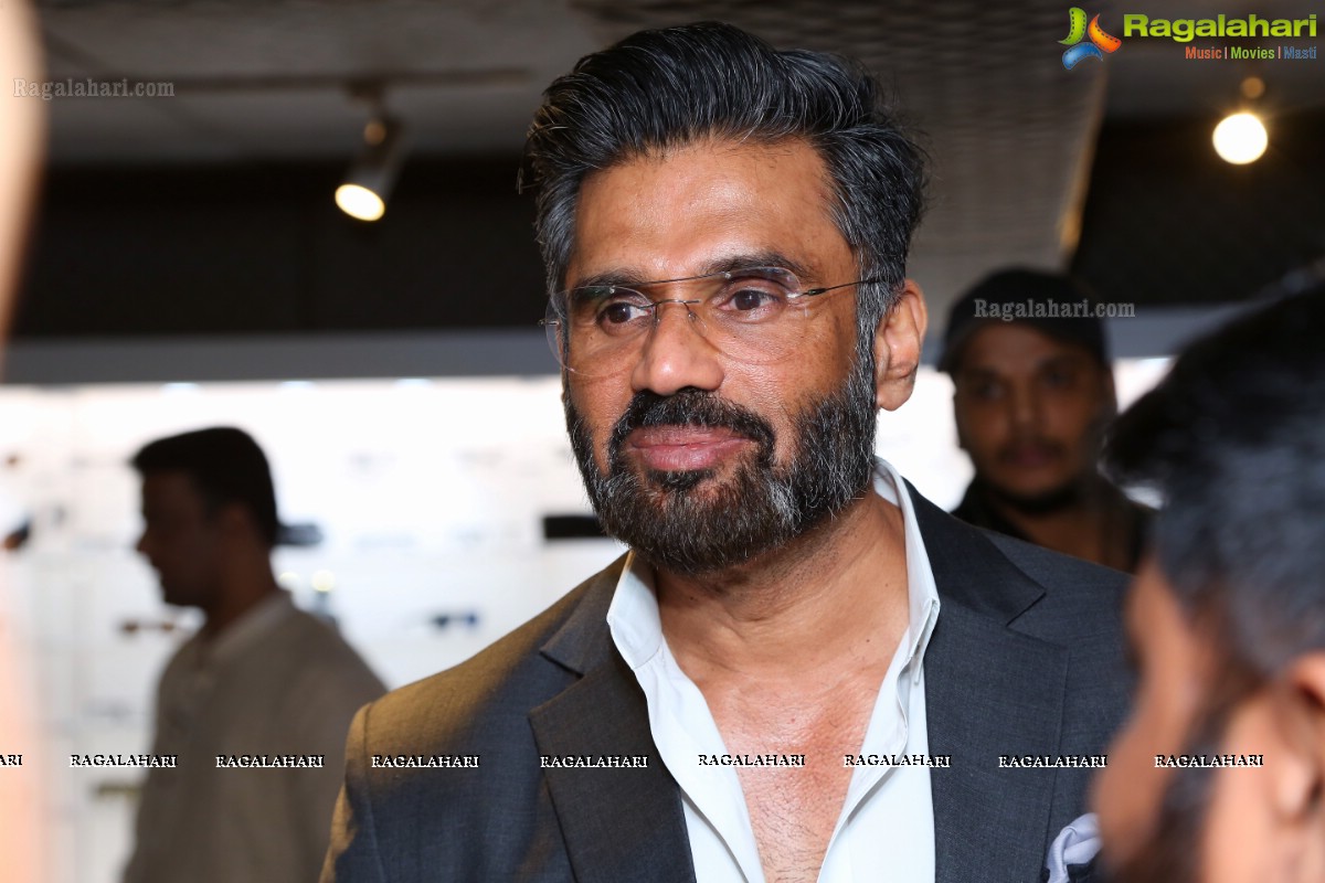 Sunil Shetty Launches Premium Sunglasses and Optics Showroom SPECTA In Hyderabad